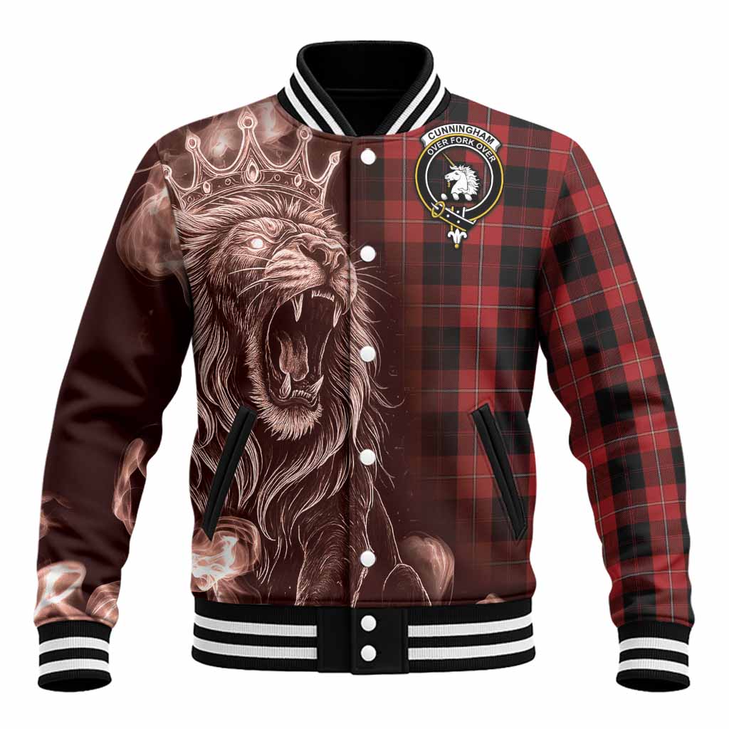 Cunningham Tartan Baseball Jacket Roaring Lion Heritage