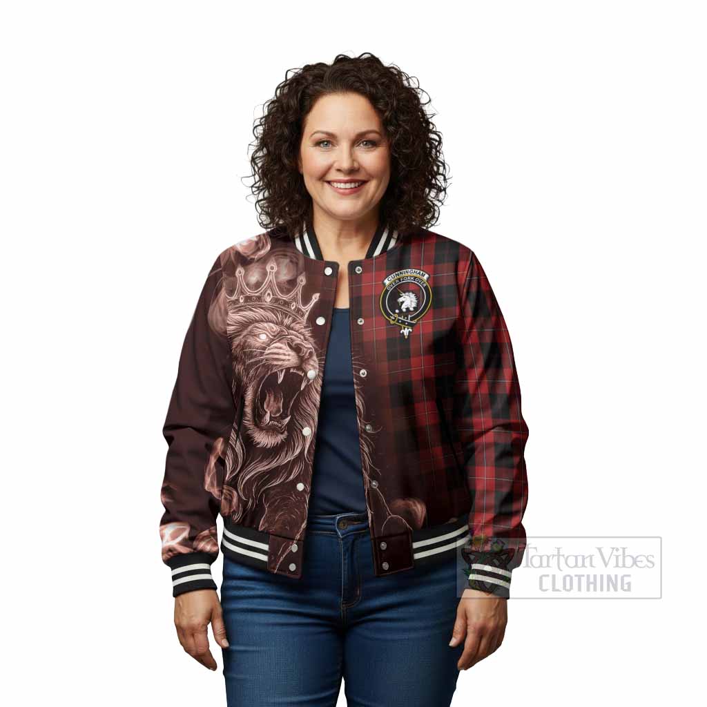 Cunningham Tartan Baseball Jacket Roaring Lion Heritage