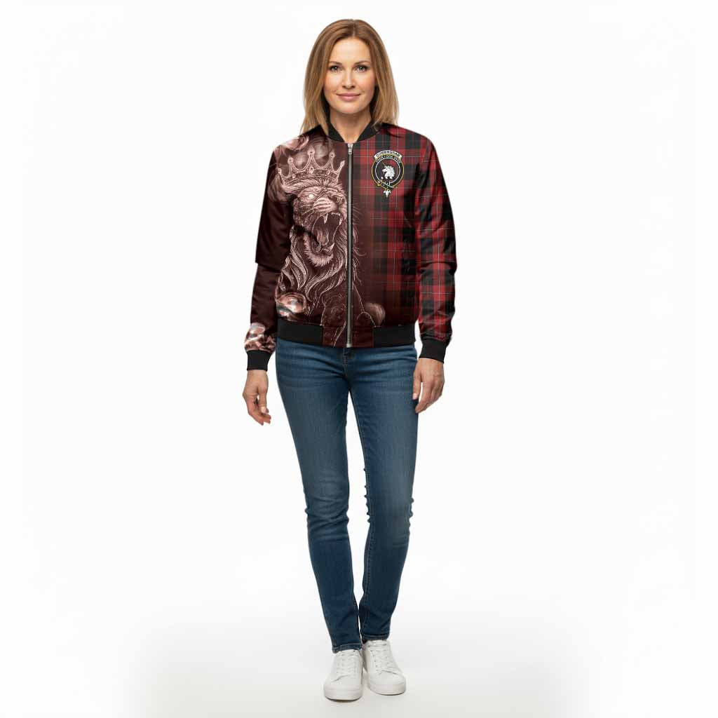 Cunningham Tartan Bomber Jacket Roaring Lion Heritage