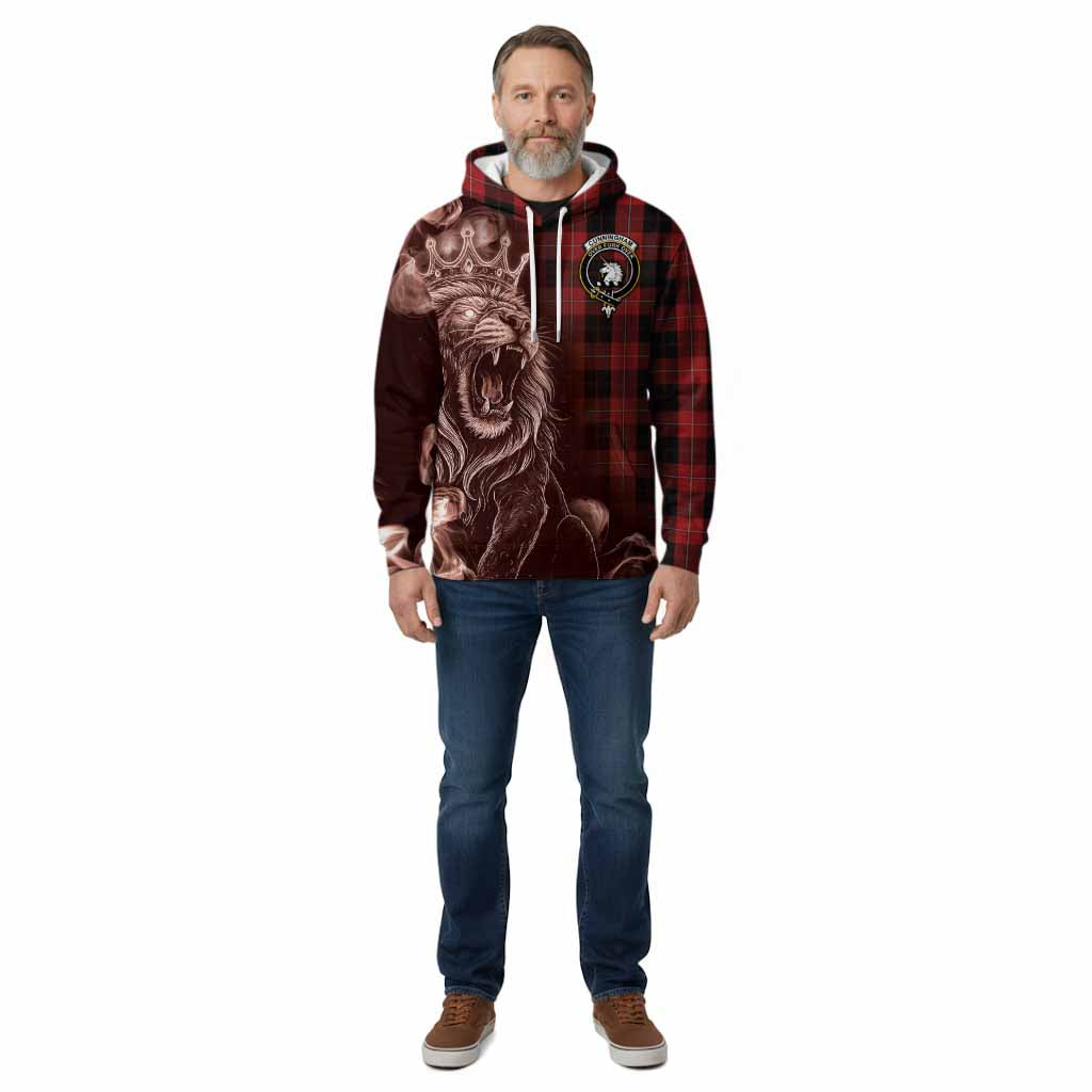 Cunningham Tartan Cotton Hoodie Roaring Lion Heritage