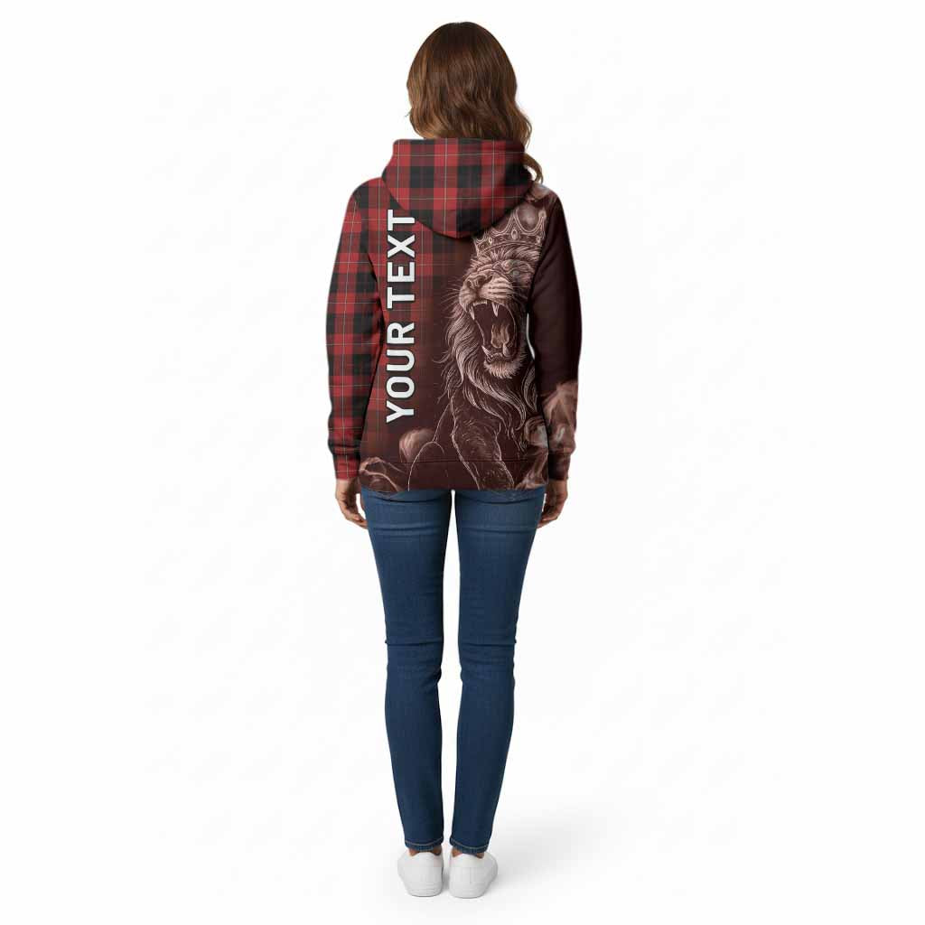 Cunningham Tartan Cotton Hoodie Roaring Lion Heritage