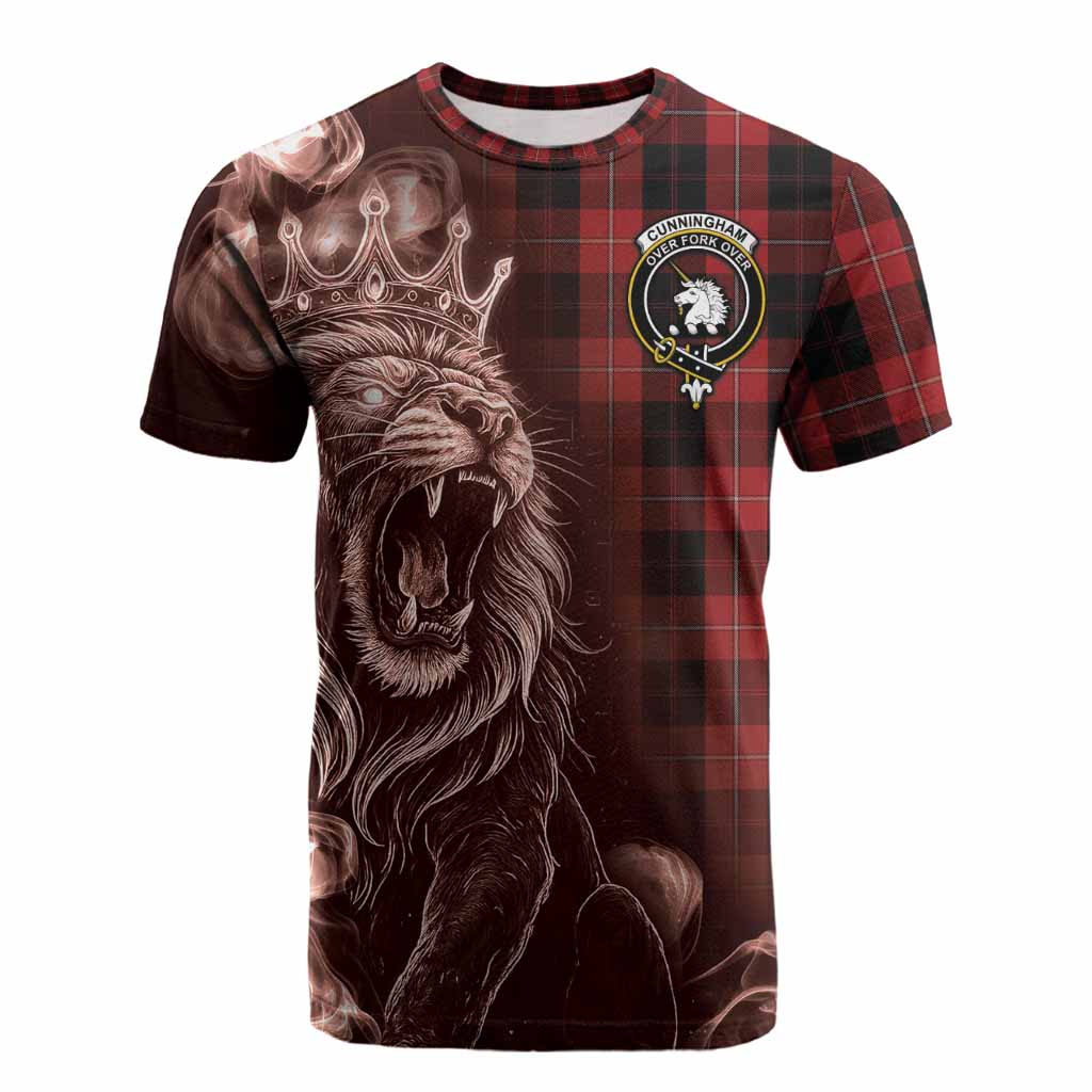 Cunningham Tartan Cotton T-shirt Roaring Lion Heritage