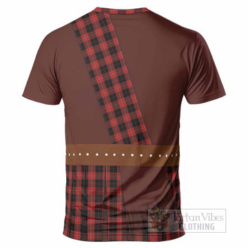 Cunningham Tartan Crest T-Shirt Kilt Costume Style