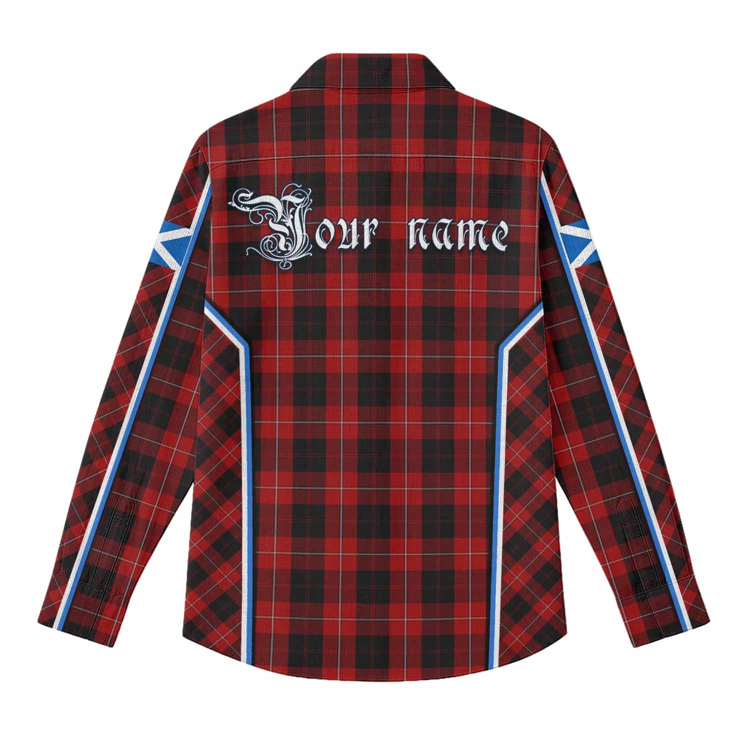 Cunningham Tartan Crest Women Casual Shirt Scotland Coat of Arm Flag Style - Tartan Vibes Clothing