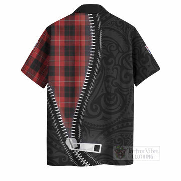 Cunningham Tartan Hawaiian Shirt New Zealand Pattern Unique Zipper Stylized