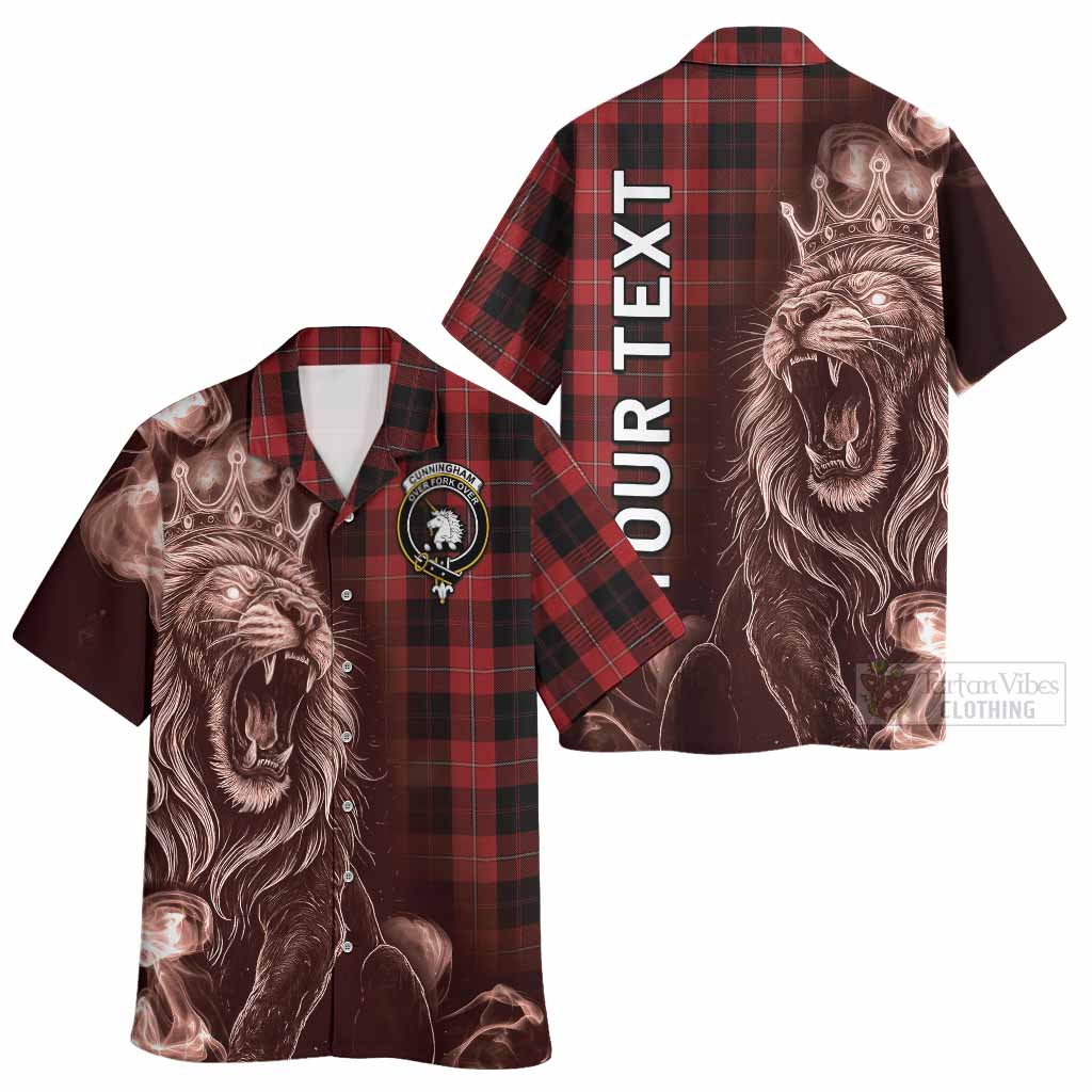 Cunningham Tartan Hawaiian Shirt Roaring Lion Heritage