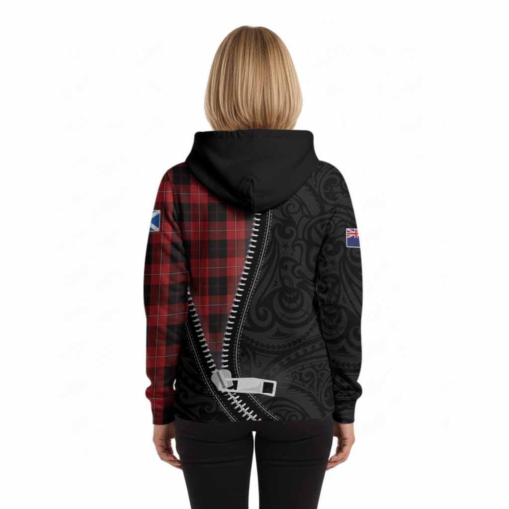 Cunningham Tartan Hoodie New Zealand Pattern Unique Zipper Stylized