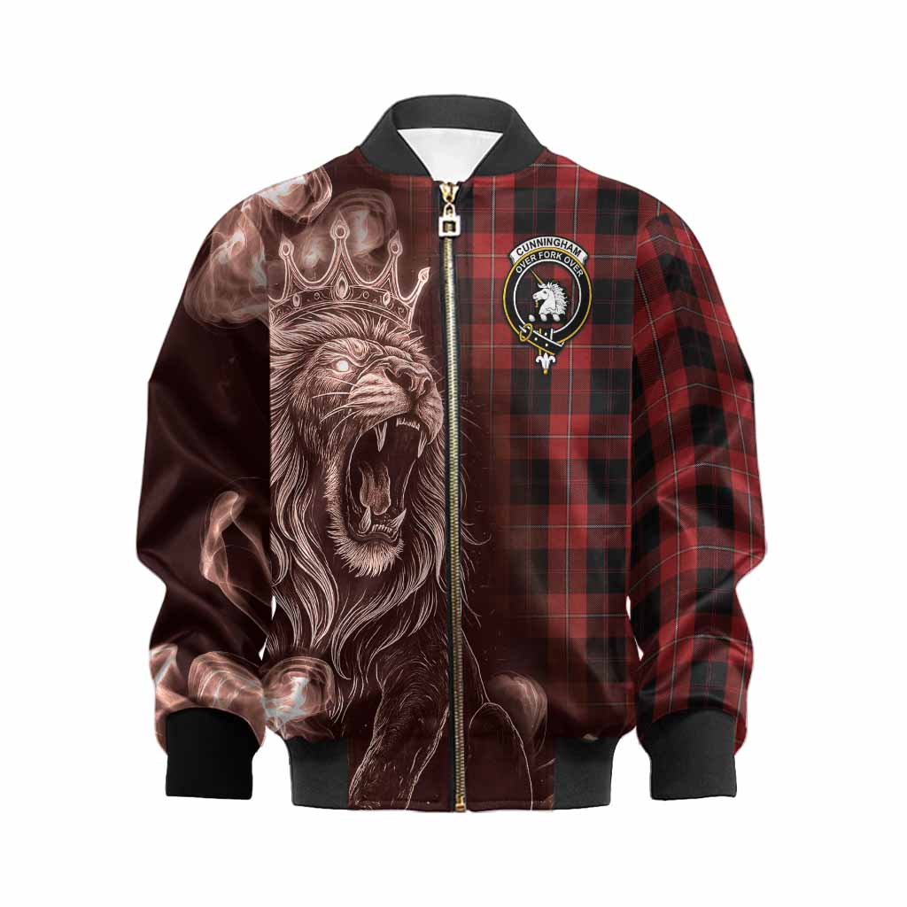Cunningham Tartan Kid Bomber Jacket Roaring Lion Heritage