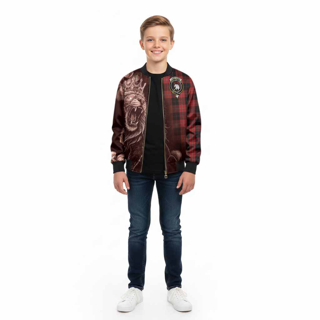 Cunningham Tartan Kid Bomber Jacket Roaring Lion Heritage
