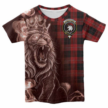Cunningham Tartan Kid T-shirt Roaring Lion Heritage
