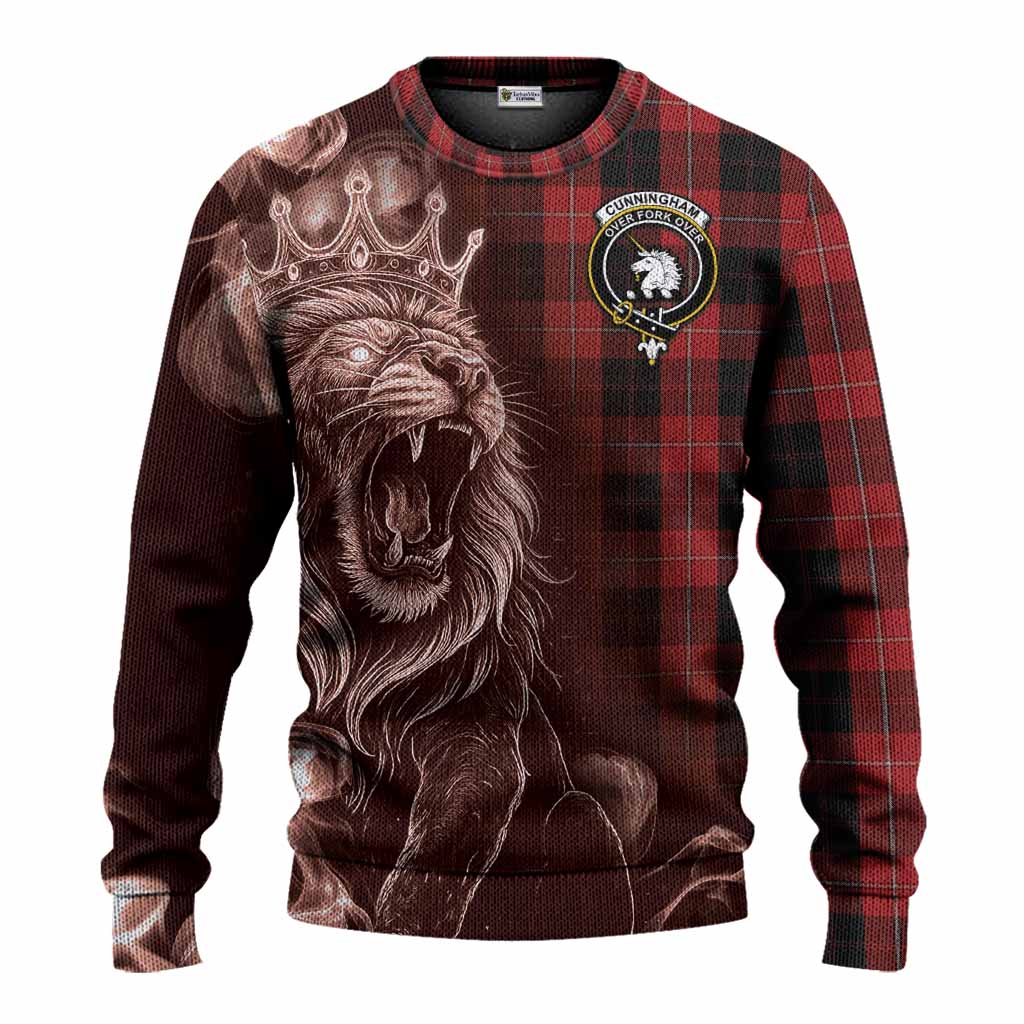 Cunningham Tartan Knitted Sweater Roaring Lion Heritage