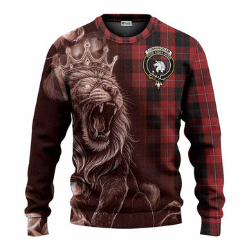 Cunningham Tartan Knitted Sweater Roaring Lion Heritage