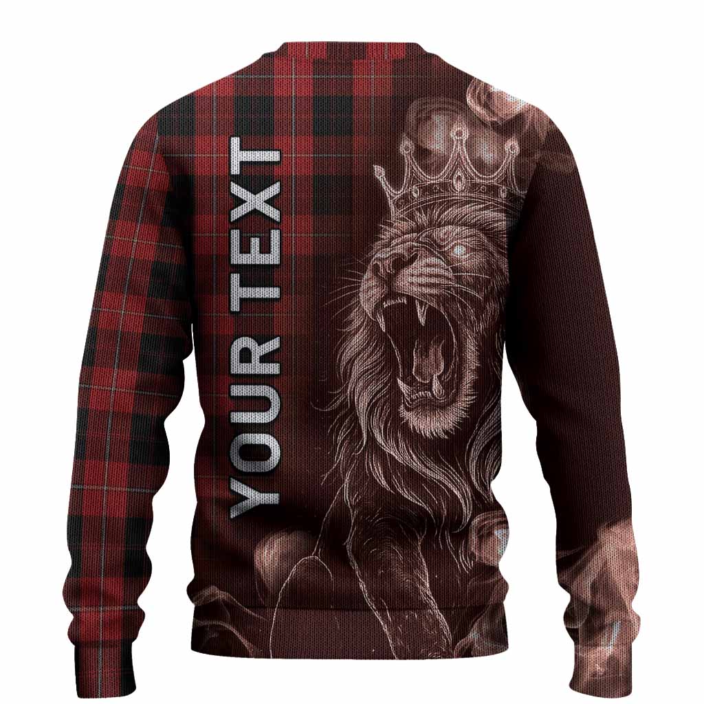 Cunningham Tartan Knitted Sweater Roaring Lion Heritage