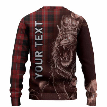 Cunningham Tartan Knitted Sweater Roaring Lion Heritage