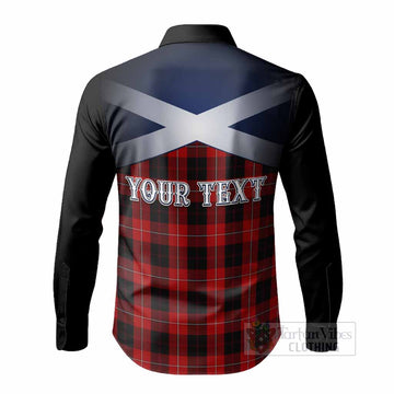 Cunningham Tartan Long Sleeve Button Shirts Alba Gu Brath Unicorn Crest