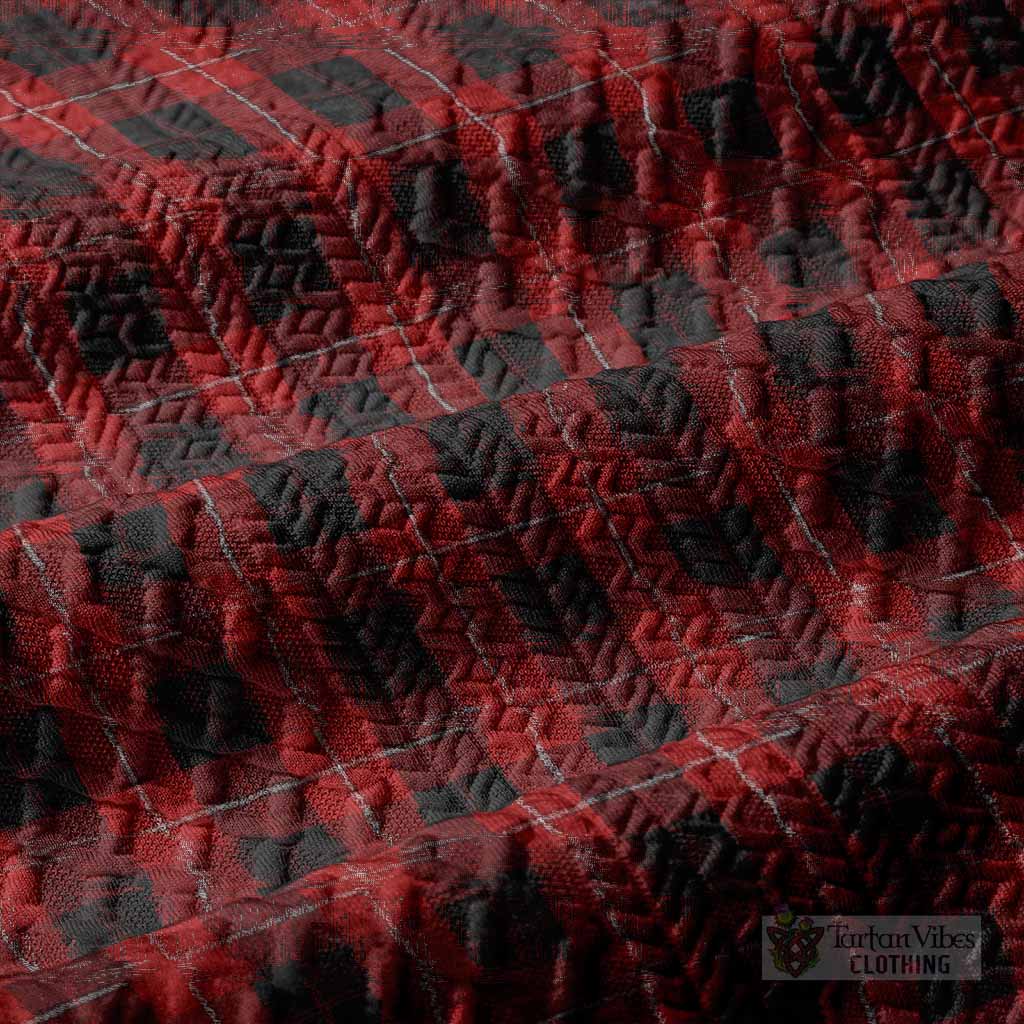 Cunningham Tartan Men’s Polo Sweater Top with Family Crest