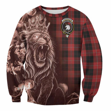 Cunningham Tartan Sweatshirt Roaring Lion Heritage