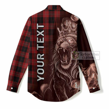 Cunningham Tartan Women Casual Shirt Roaring Lion Heritage