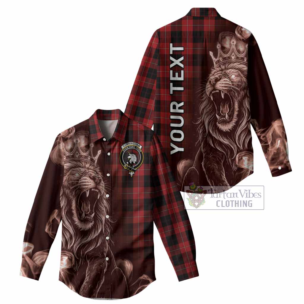 Cunningham Tartan Women Casual Shirt Roaring Lion Heritage