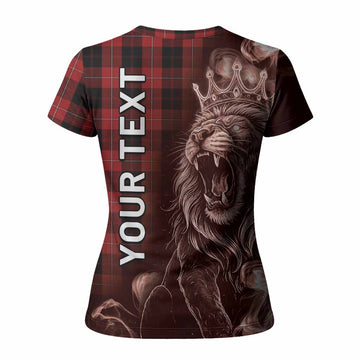 Cunningham Tartan Women T shirt Roaring Lion Heritage