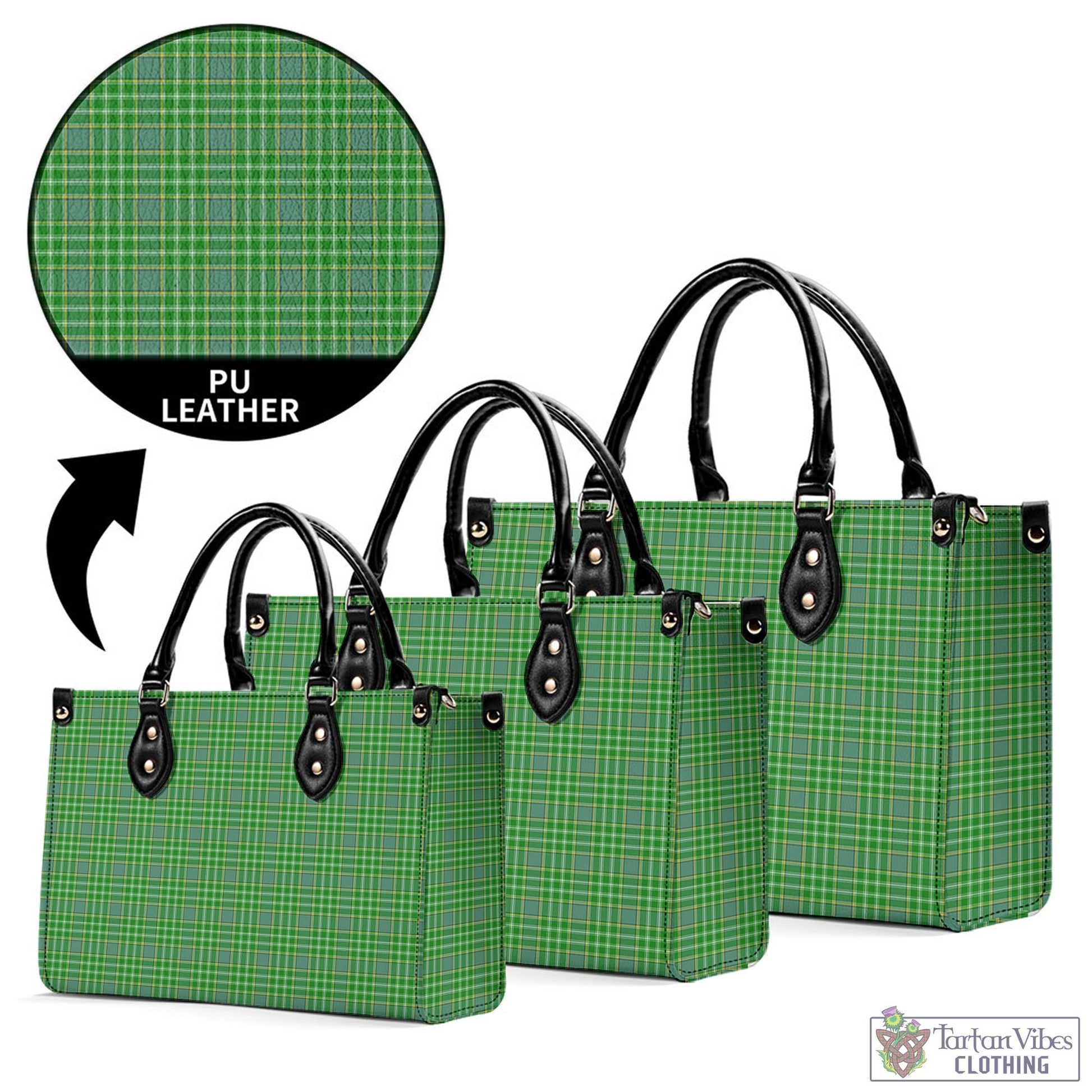Currie Tartan Luxury Leather Handbags - Tartan Vibes Clothing