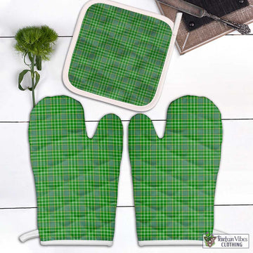 Currie Tartan Combo Oven Mitt & Pot-Holder Combo 2 Oven Mitt & 1 Pot-Holder Black - Tartan Vibes Clothing