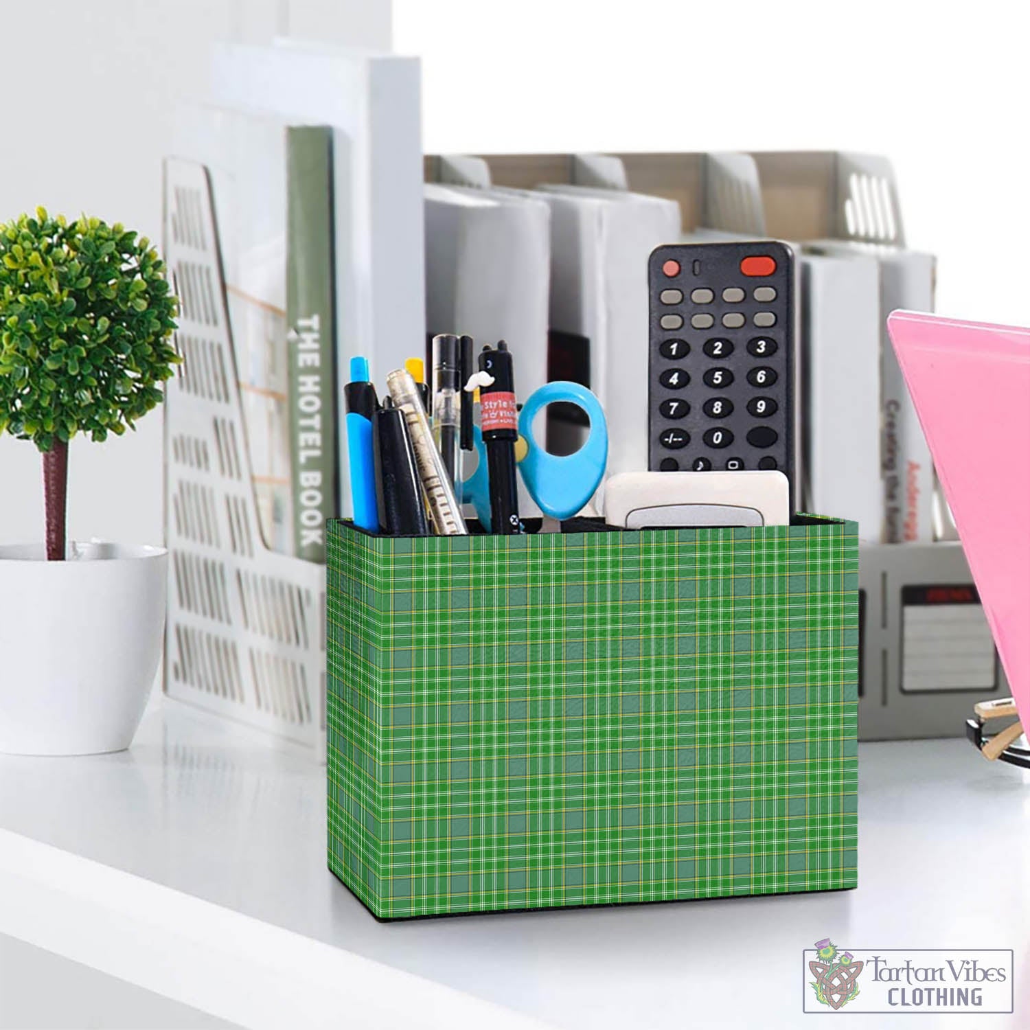 Currie Tartan Pen Holder One Size 5.9"(L)*2.7"(W)*4.3"(H) - Tartan Vibes Clothing