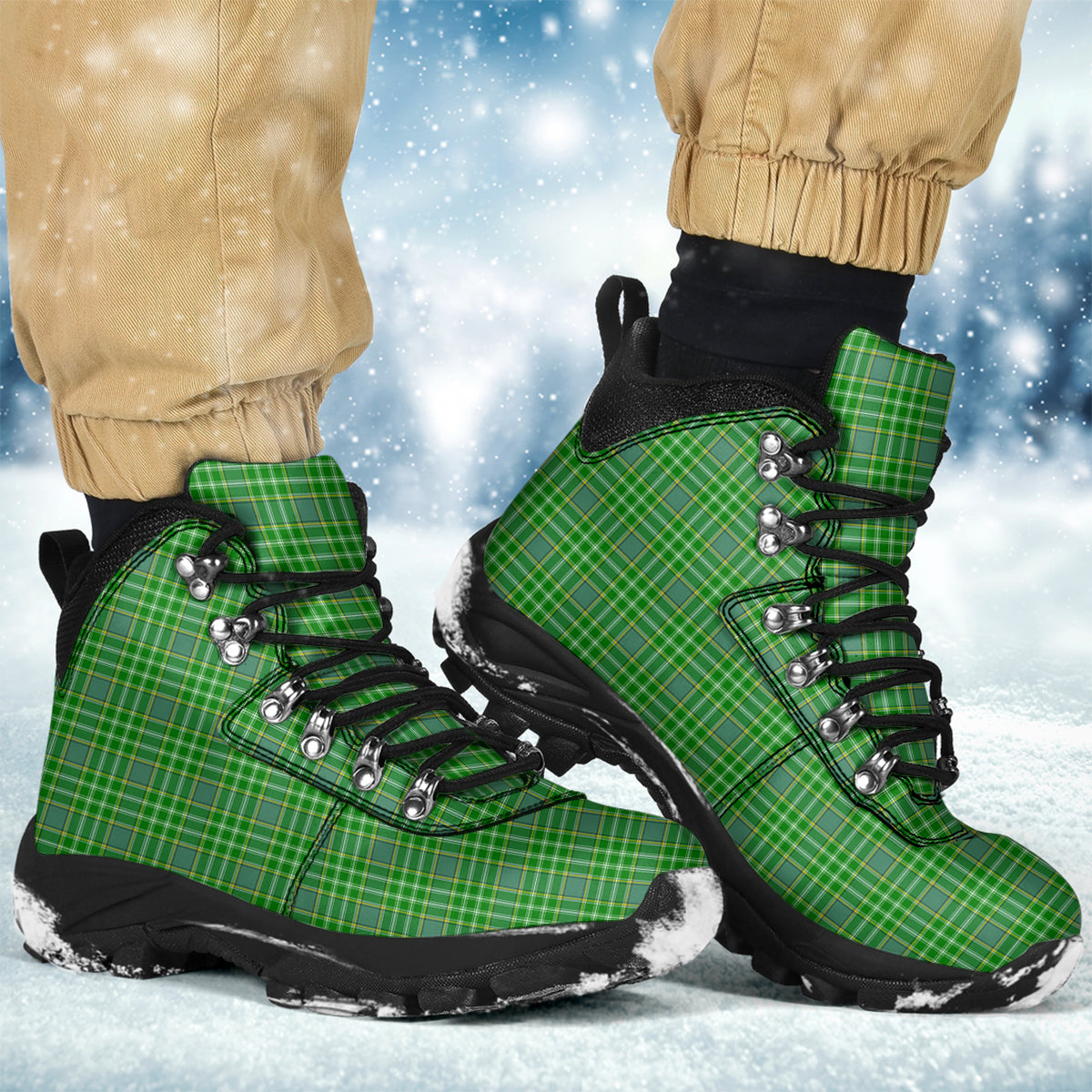Currie Tartan Alpine Boots Men's Boots - Tartan Vibes Clothing