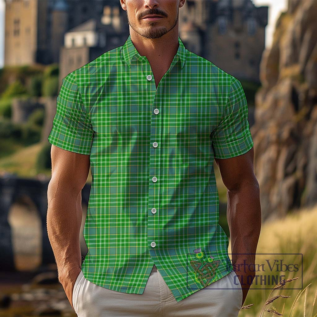 Currie Tartan Cotton Hawaiian Shirt Kid - Tartan Vibes Clothing