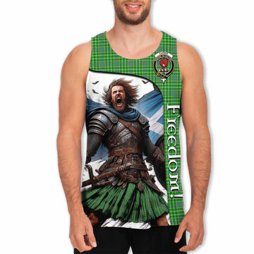 Currie Crest Tartan Men's Tank Top Inspired by the Freedom of Scottish Warrior Men - Tartan Vibes Clothing