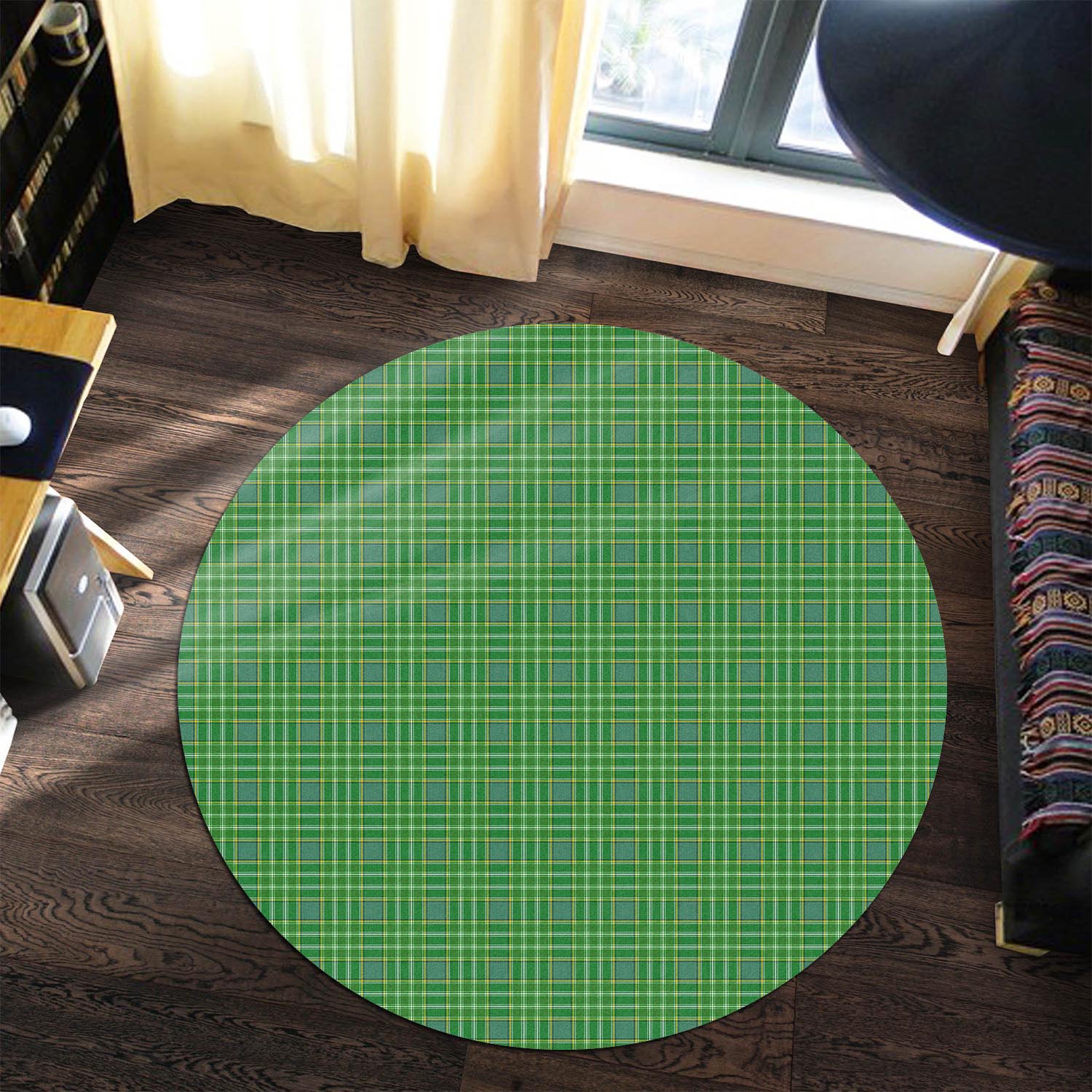Currie Tartan Round Rug Premium Round Rug - Tartan Vibes Clothing