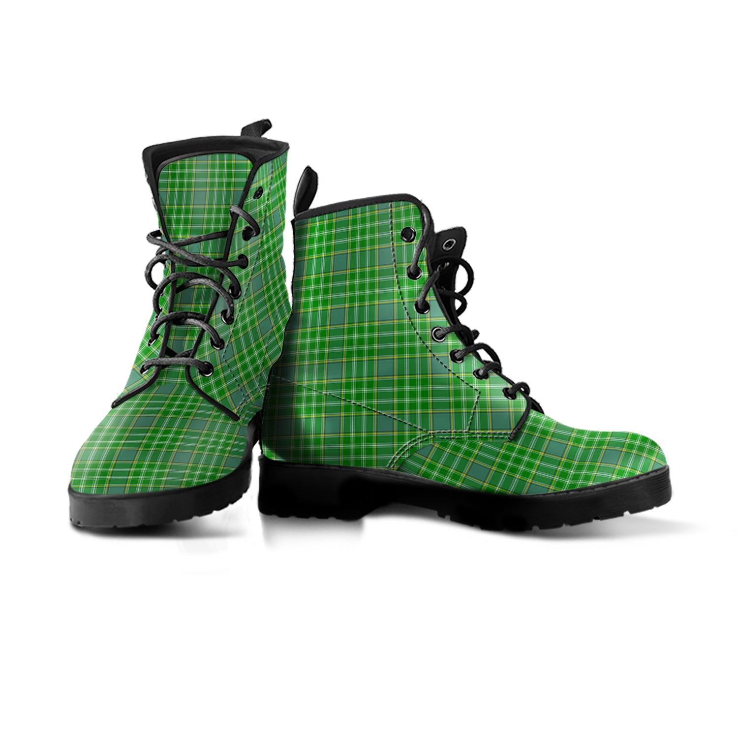 currie-tartan-leather-boots