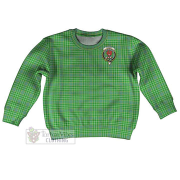 Currie Tartan Kid Ugly Sweater with Family Crest Kid - Tartan Vibes Clothing
