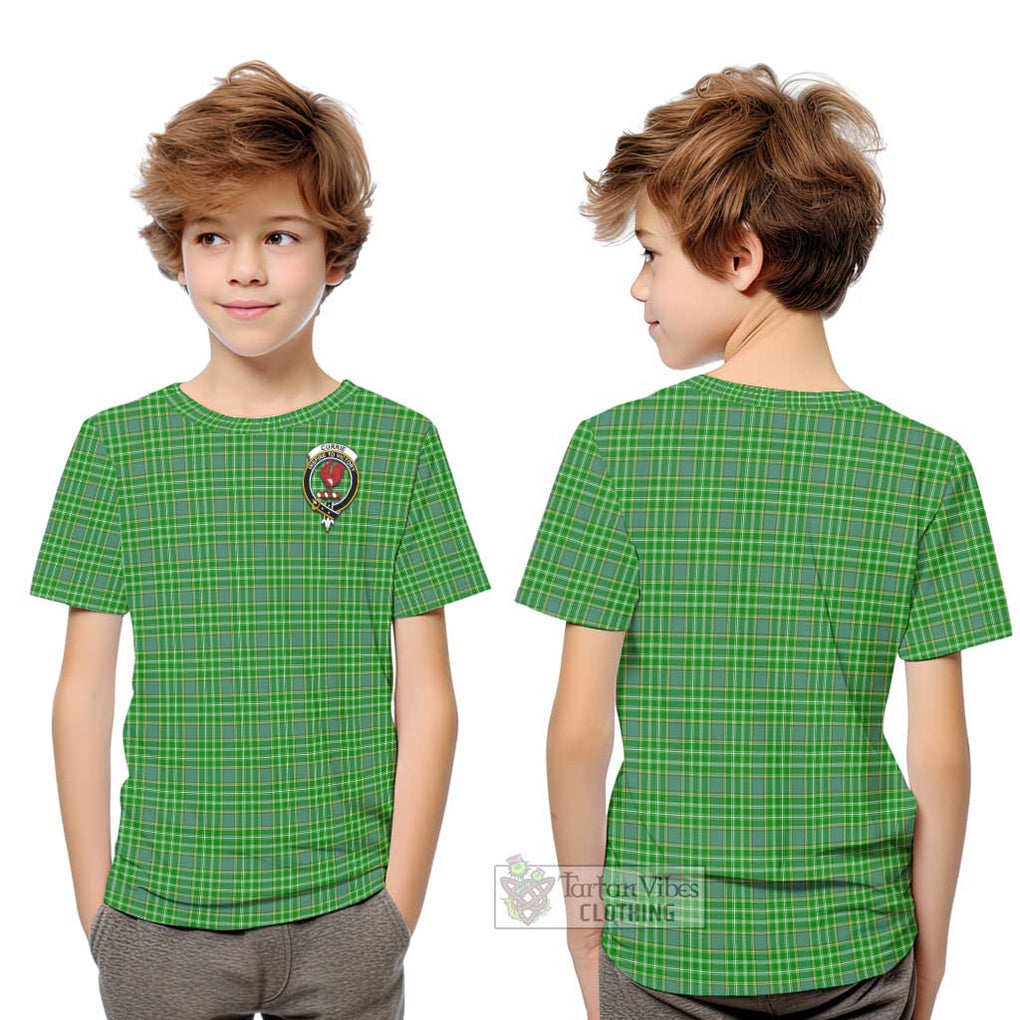 Currie Tartan Kid T-Shirt with Family Crest Youth XL Size14 - Tartan Vibes Clothing