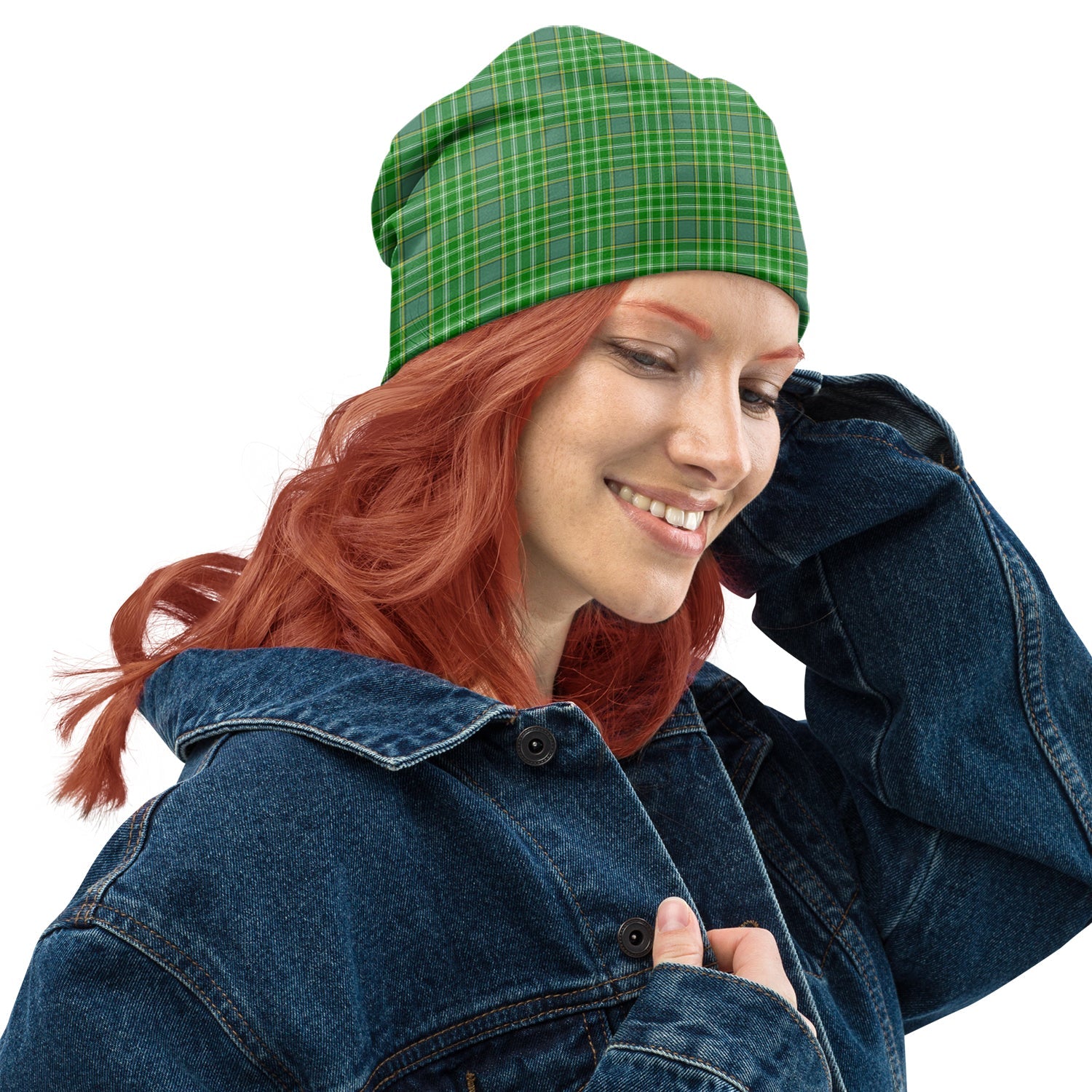 Currie Tartan Beanies Hat Adult 10.8 × 11 inches - Tartan Vibes Clothing