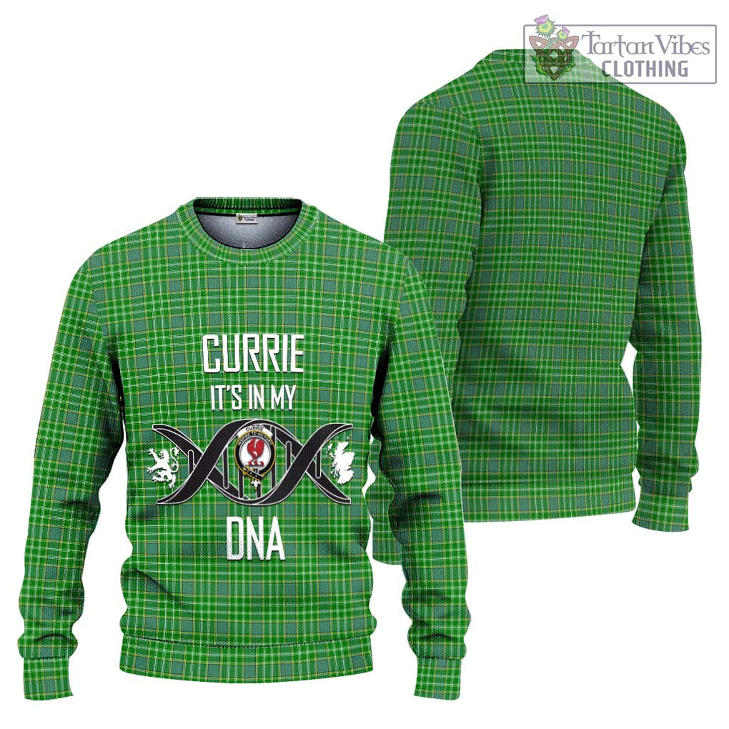 Currie Tartan Ugly Sweater with Family Crest DNA In Me Style Unisex - Tartan Vibes Clothing
