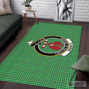 Currie Tartan Area Rug with Family Crest L 59*86 inch (150x220 cm) - Tartan Vibes Clothing