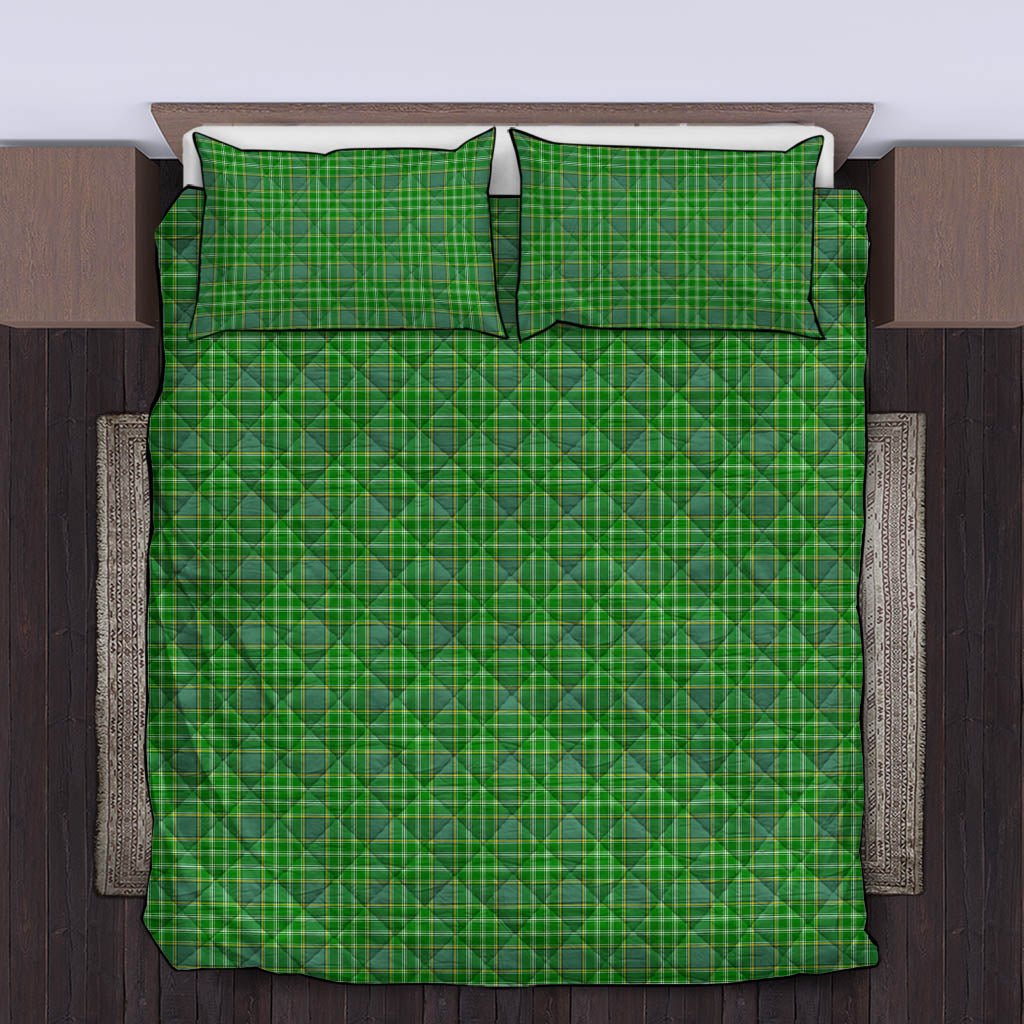 Currie Tartan Quilt Bed Set King - Tartan Vibes Clothing