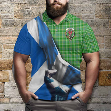 Currie Tartan Polo Shirt with Family Crest Scotland Patriotic Style Kid - Tartan Vibes Clothing