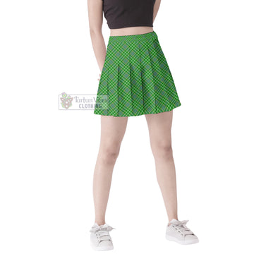 Currie Tartan Women's Plated Mini Skirt Cross Style Female - Tartan Vibes Clothing
