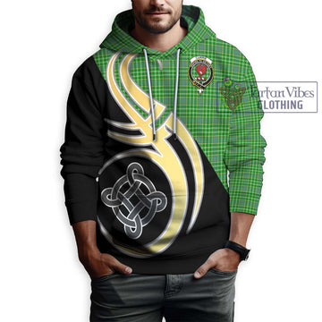 Currie Tartan Hoodie with Family Crest and Celtic Symbol Style Zip Hoodie - Tartan Vibes Clothing