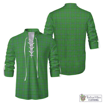 Currie Tartan Men's Scottish Traditional Jacobite Ghillie Kilt Shirt Men - Tartan Vibes Clothing