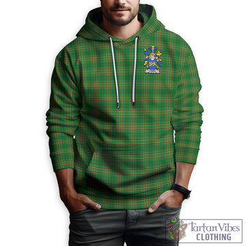 Currie Ireland Clan Tartan Hoodie with Coat of Arms