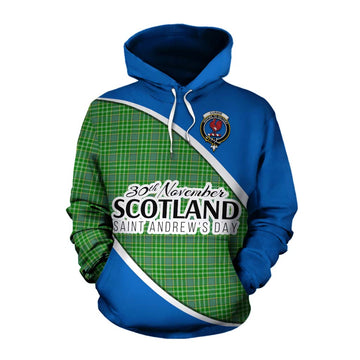 Currie Family Crest Tartan Cotton Hoodie Celebrate Saint Andrew's Day in Style Pullover Hoodie XS - Tartan Vibes Clothing