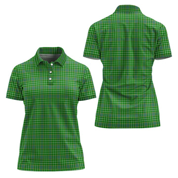 Currie Tartan Polo Shirt For Women