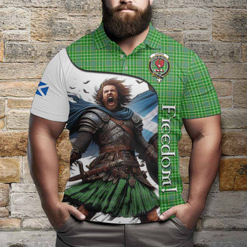 Currie Crest Tartan Polo Shirt Inspired by the Freedom of Scottish Warrior Kid - Tartan Vibes Clothing
