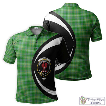 Currie Tartan Men's Polo Shirt with Family Crest Circle Style Kid - Tartan Vibes Clothing
