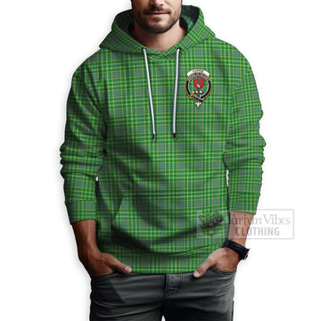 Currie Tartan Hoodie with Family Crest and Bearded Skull Holding Bottles of Whiskey - Tartan Vibes Clothing