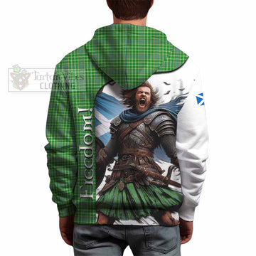 Currie Crest Tartan Hoodie Inspired by the Freedom of Scottish Warrior - Tartan Vibes Clothing