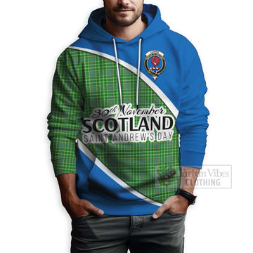 Currie Family Crest Tartan Hoodie Celebrate Saint Andrew's Day in Style - Tartan Vibes Clothing